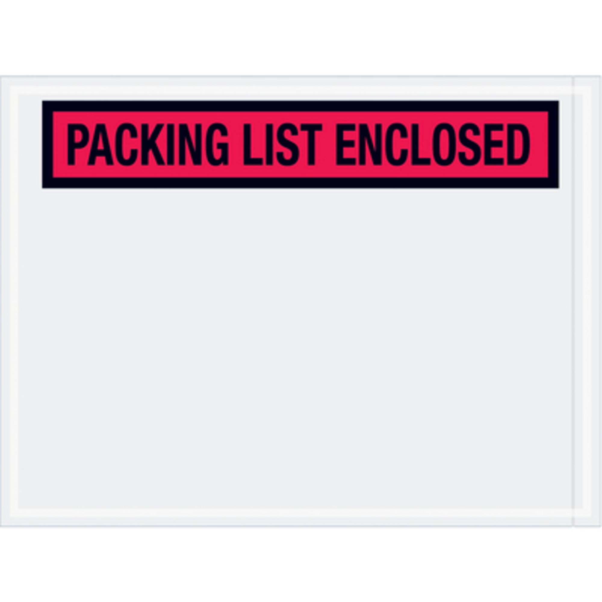 Stock Packaging Red "P List E" Envelopes — 4.5in. x 6in., 1000 Pcs, Model# PL451